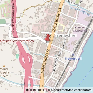 Mappa Via Comunale Larderia Inferiore, 38, 98128 Messina, Messina (Sicilia)