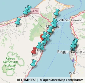 Mappa Via Comunale Larderia Inferiore, 98100 Messina ME, Italia (8.2085)