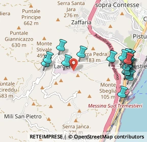 Mappa Via Comunale Larderia Inferiore, 98100 Messina ME, Italia (1.283)