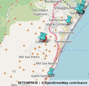 Mappa Via Comunale Larderia Inferiore, 98100 Messina ME, Italia (3.43)