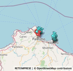 Mappa Via Conceria, 90146 Palermo PA, Italia (8.60909)