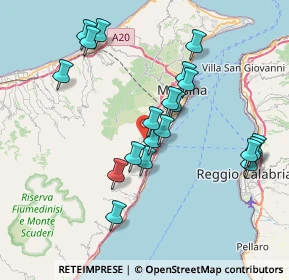 Mappa Unnamed Road, 98129 Messina ME, Italia (8.2795)