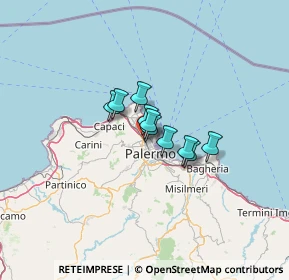 Mappa Via Barbera Vincenzo, 90144 Palermo PA, Italia (20.26417)