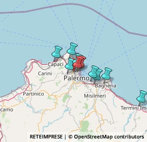 Mappa Via Barbera Vincenzo, 90144 Palermo PA, Italia (24.93231)