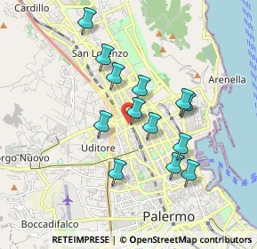 Mappa Via Barbera Vincenzo, 90144 Palermo PA, Italia (1.73154)