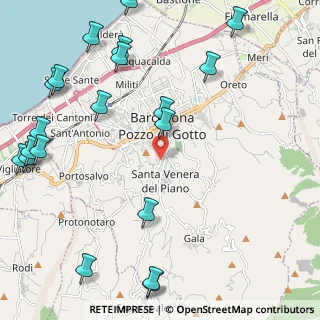 Mappa Piano Carrubbara, 98051 Barcellona Pozzo di Gotto ME, Italia (3.38)