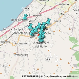 Mappa Piano Carrubbara, 98051 Barcellona Pozzo di Gotto ME, Italia (1.00947)