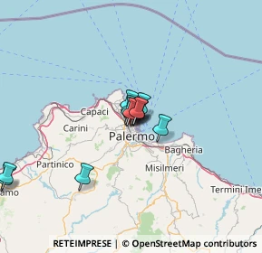 Mappa Via Duca della Verdura, 90141 Palermo PA, Italia (9.79083)