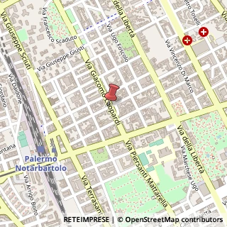 Mappa Via ariosto ludovico 13, 90144 Palermo, Palermo (Sicilia)