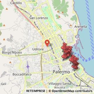Mappa Via Tiziano, 90145 Palermo PA, Italia (2.63923)
