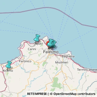 Mappa Via Paolo Veronese, 90145 Palermo PA, Italia (44.47364)
