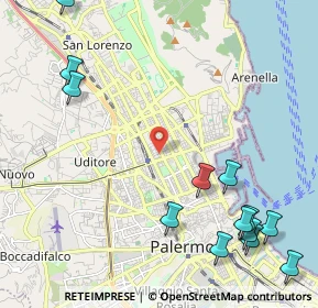 Mappa Parcheggio Gratuito, 90144 Palermo PA (3.26538)