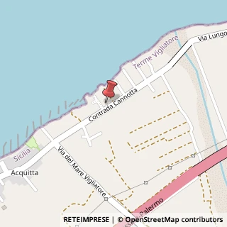 Mappa Contrada Cannotta, 17, 98050 Terme Vigliatore, Messina (Sicilia)