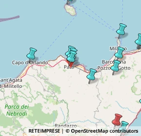 Mappa Via Croce Segreto, 98066 Patti ME, Italia (23.67643)