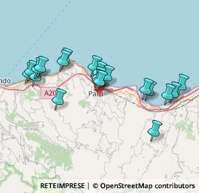 Mappa Via Croce Segreto, 98066 Patti ME, Italia (8.0675)