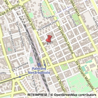 Mappa Via Enrico Onufrio, 12, 90144 Palermo, Palermo (Sicilia)
