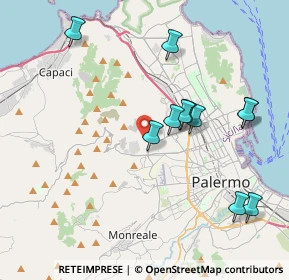 Mappa Via Assoro, 90145 Palermo PA, Italia (4.41455)