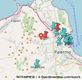 Mappa Via Assoro, 90145 Palermo PA, Italia (4.225)