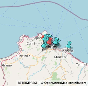 Mappa Via Assoro, 90145 Palermo PA, Italia (6.67273)