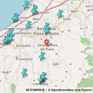 Mappa Via Isonzo, 98051 Barcellona Pozzo di Gotto ME, Italia (3.4845)