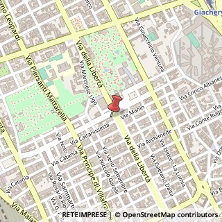 Mappa Via della Libertà, 44, 90141 Palermo, Palermo (Sicilia)