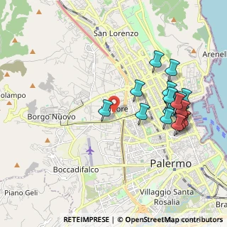 Mappa Via Giovanni Cimabue, 90100 Palermo PA, Italia (2.2985)