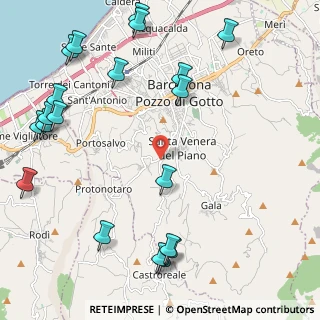 Mappa Via Barcellona Acquaficara, 98051 Barcellona Pozzo di Gotto ME, Italia (3.275)