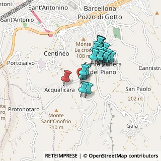 Mappa Via Barcellona Acquaficara, 98051 Barcellona Pozzo di Gotto ME, Italia (0.69783)