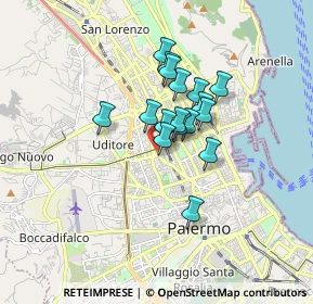 Mappa 140, 90100 Palermo PA, Italia (1.27059)