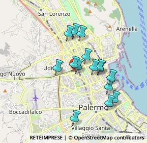 Mappa 140, 90100 Palermo PA, Italia (1.712)