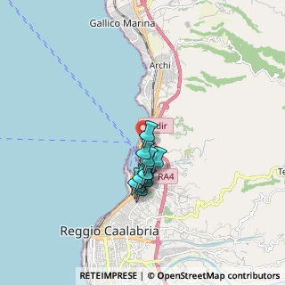Mappa 89121 Reggio di Calabria RC, Italia (1.3975)