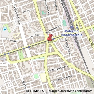Mappa Piazza Ottavio Ziino, 31, 90145 Palermo, Palermo (Sicilia)