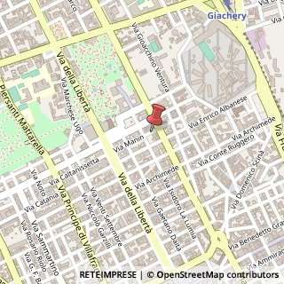 Mappa Via Manin, 16/C, 90139 Palermo, Palermo (Sicilia)
