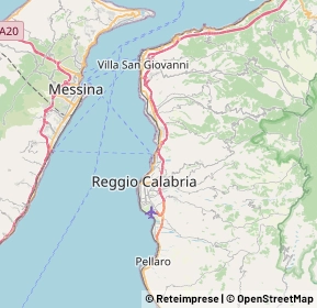 Mappa 89122 Reggio Di Calabria RC, Italia (7.82263)