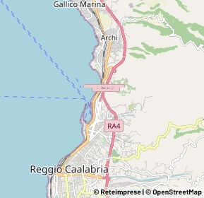 Mappa 89122 Reggio Di Calabria RC, Italia (1.543)