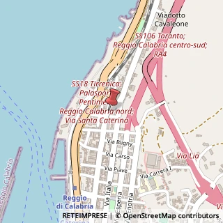 Mappa Via Torbido vecchia, 209, 89122 Reggio di Calabria, Reggio di Calabria (Calabria)