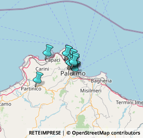 Mappa Via Tommaso Angelini, 90141 Palermo PA, Italia (4.91)