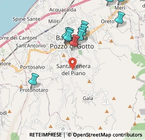 Mappa Via S. Venera, 98051 Barcellona Pozzo di Gotto ME, Italia (2.45091)