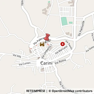 Mappa Corso Umberto, 1, 90044 Carini, Palermo (Sicilia)