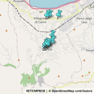 Mappa Via Municipio, 90044 Carini PA, Italia (1.01083)