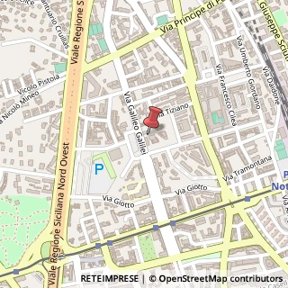 Mappa Via Mario Vaccaro, 28, 90145 Palermo, Palermo (Sicilia)