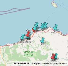 Mappa Contrada San Filadelfio, 98071 Capo d'Orlando ME, Italia (15.39692)