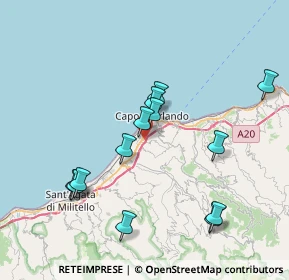 Mappa Contrada San Filadelfio, 98071 Capo d'Orlando ME, Italia (8.47769)