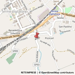 Mappa Via Benedettina Superiore, 46, 98050 Terme Vigliatore, Messina (Sicilia)