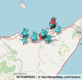 Mappa Contrada, 98050 Terme Vigliatore ME, Italia (9.87)