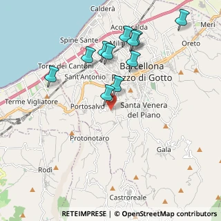 Mappa Via Malaspina, 98051 Barcellona pozzo di Gotto ME, Italia (2.23455)