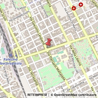 Mappa Via Emanuele Notarbartolo, 15, 90144 Palermo, Palermo (Sicilia)