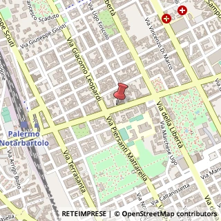 Mappa Via Emanuele Notarbartolo, 11, 90141 Palermo, Palermo (Sicilia)
