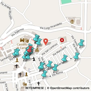 Mappa Via delle Scuole, 90044 Carini PA, Italia (0.16)