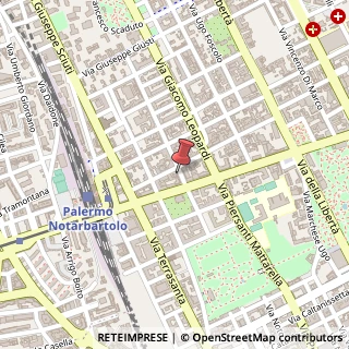 Mappa Via Francesco Lo Jacono, 22c, 90144 Palermo, Palermo (Sicilia)